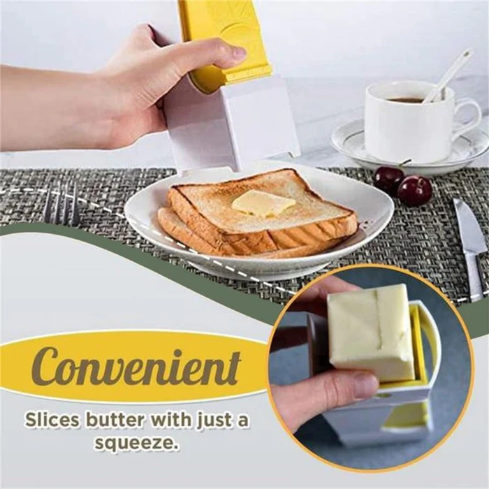 Butter Cutter Dispenser with Stainless Steel Blade