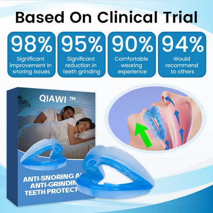 ✨QIAWI™ DreamGuard: Anti-Snoring & Teeth Grinding Mouthpiece