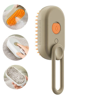 Hate bathing your pet? LOVILDS™ Steam Brush cleans without water. Long-lasting battery, 1 month per charge.