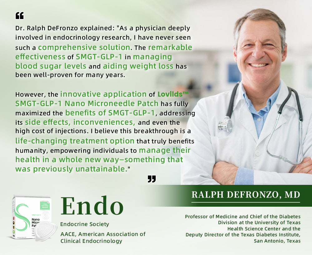 🌿 LOVILDS™ SMGT-GLP-1 Nano Microneedle Patch – 24-Hour Pain-Free Weight Loss & Blood Sugar Control 💪✨