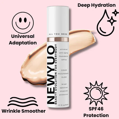 Newyuo™ Foundation – Age-Defying Coverage Meets Skincare Power
